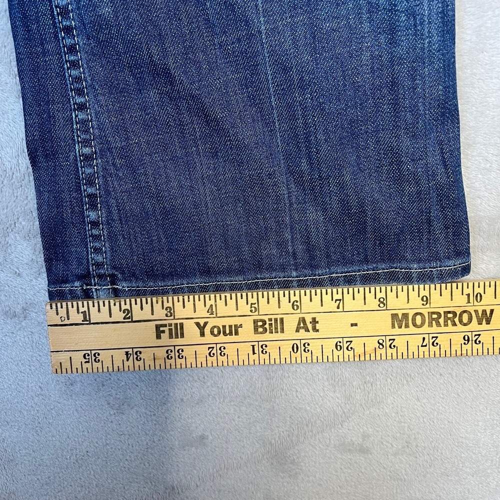 William Rast Savoy Trouser 27 x 33 Dark Evening Wash Flare HTF Vtg UL Rise OG - Picture 10 of 12